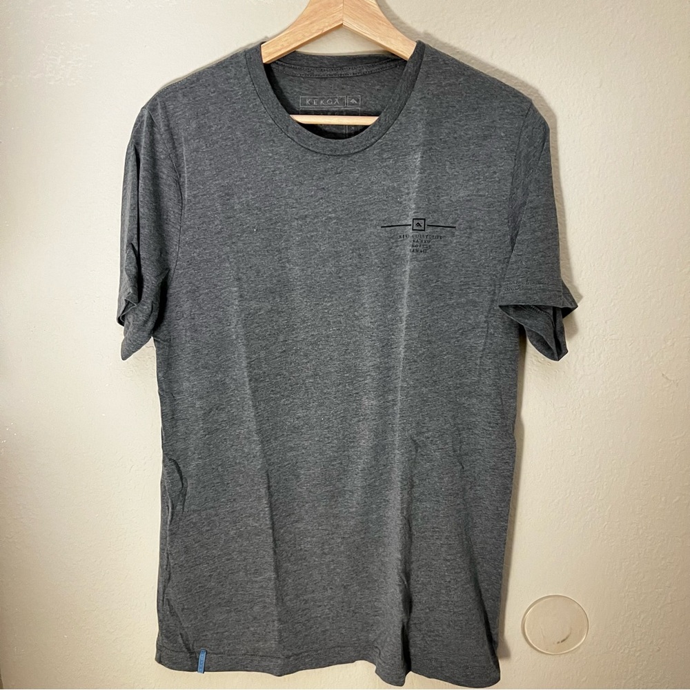 Kekoa Collective Gray T-shirt Size Large